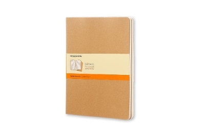 Moleskine Ruled Cahier Xl - Kraft Cover (3 Set) -  Moleskine