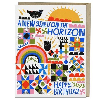 6-Pack Lisa Congdon for Em & Friends Women A New Year Card - 
