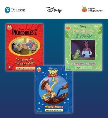 Pearson Bug Club Disney Year 1 Pack C, including decodable phonics readers for phase 5; The Incredibles: Keeping Up with the Kids, The Princess and the Frog: A Frog for a Friend, Toy Story: Woody's Rescue - Abi Wainwright