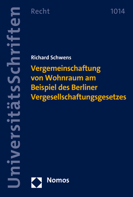 Vergemeinschaftung von Wohnraum am Beispiel des Berliner Vergesellschaftungsgesetzes