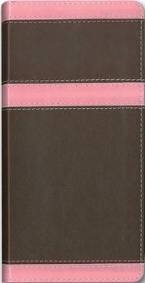 NIV Trimline Pink/brown Bible with Bag Pack GM