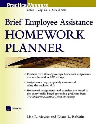 Brief Employee Assistance Homework Planner - Lise B. Mayers, Diana L. Rabatin