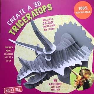 CREATE A 3D TRICERATOPS