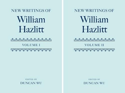 New Writings of William Hazlitt - 