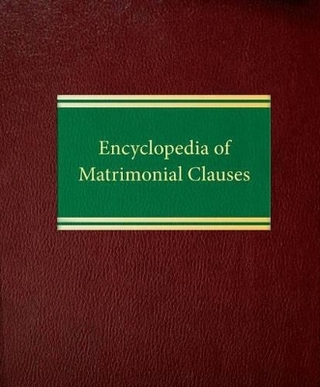 Raoul Felder's Encyclopedia of Matrimonial Clauses