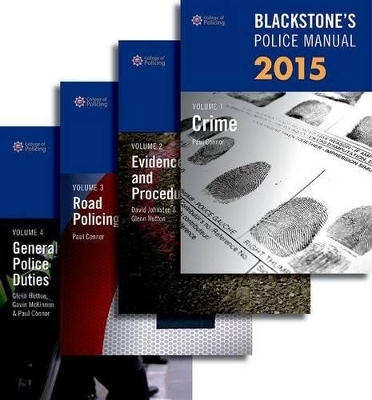 Blackstone's Police Manuals 2015 - Paul Connor
