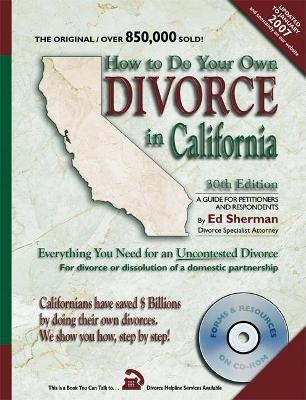 How to Do Your Own Divorce in California - Ed Sherman