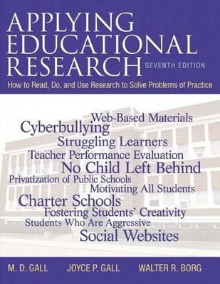 Applying Educational Research - M Gall, Joyce Gall, Walter Borg