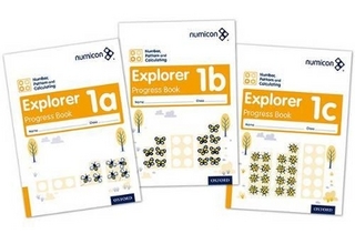 Numicon: Number, Pattern and Calculating 1 Explorer Progress Books ABC (Mixed pack)