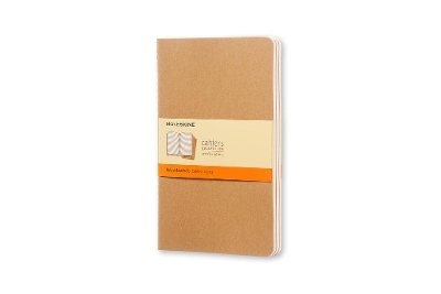 Moleskine Ruled Cahier L - Kraft Cover (3 Set) -  Moleskine