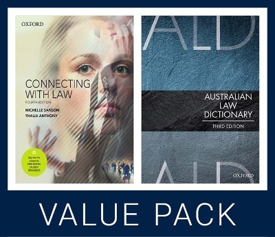 Connecting with Law 4e and Australian Law Dictionary 3e Value Pack -  SANSON,  ANTHONY,  MANN