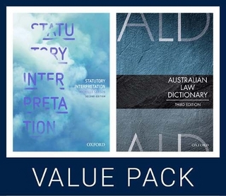 Statutory Interpretation 2e and Australian Law Dictionary 3e Value Pack