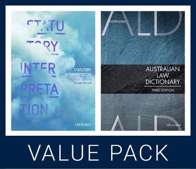 Statutory Interpretation 2e and Australian Law Dictionary 3e Value Pack -  SANSON