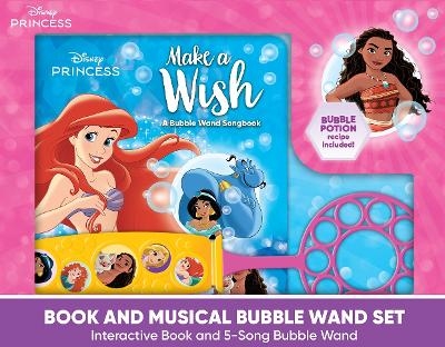 Disney Princess: Make a Wish Book and Musical Bubble Wand Sound Book Set -  Pi Kids