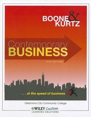 Contemporary Business... at the Speed of Business - Louis E Boone, David L Kurtz