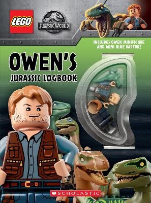 Owen's Jurassic Logbook (wth Owen minifigure and mini Blue Raptor) -  Scholastic