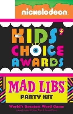 Nickelodeon Kids' Choice Awards Mad Libs Party Kit
