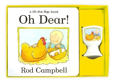 Oh Dear! Book and Egg Cup Set - Rod Campbell