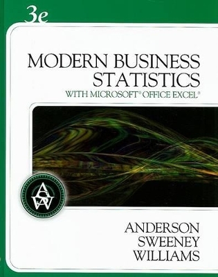 Modern Business Statistics - David R Anderson, Dennis J Sweeney, Thomas A Williams