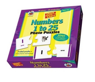 Numbers 1 to 25 Floor Puzzle