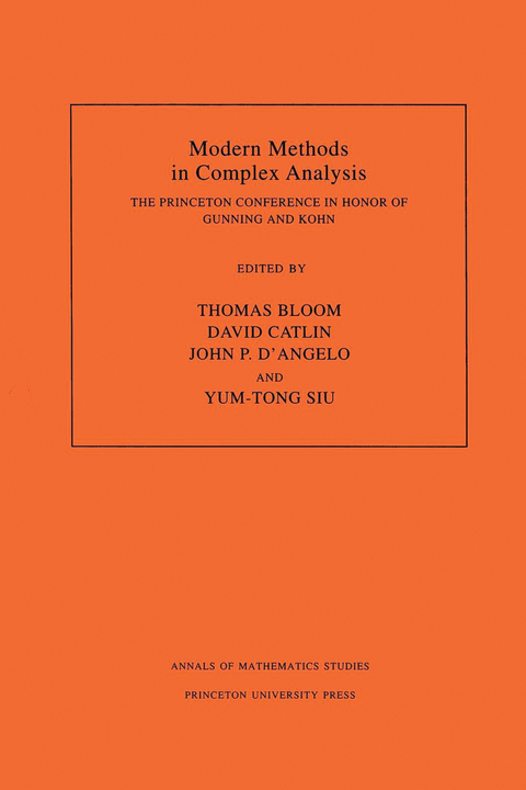 Modern Methods in Complex Analysis - 