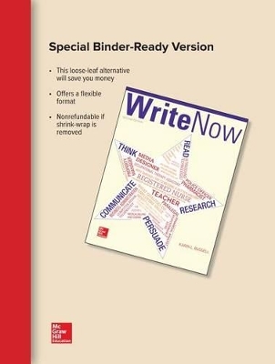 Looseleaf Write Now 2e, MLA 2016 Update with Connect Composition Access Card - Karin L Russell