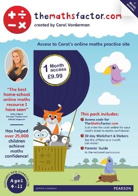 The Maths Factor: 1 Month Access to Carol Vorderman's themathsfactor.com