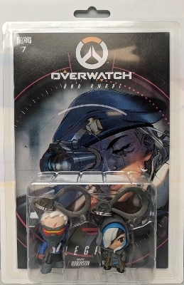 Overwatch Ana and Soldier 76 Comic Book and Backpack Hanger Two-Pack - Blizzard Entertainment Blizzard Entertainment