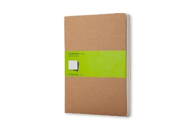 Moleskine Plain Cahier Xl - Kraft Cover (3 Set) -  Moleskine