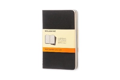 Moleskine Ruled Cahier - Black Cover (3 Set) -  Moleskine