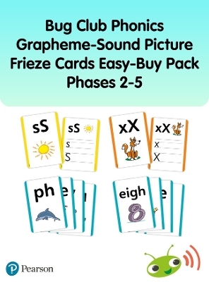 Bug Club Phonics Grapheme-Sound Picture Frieze Cards Easy-Buy Pack Phases 2-5