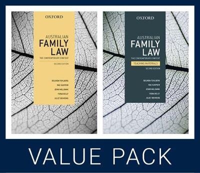 Australian Family Law Value Pack -  Fehlberg,  Kaspiew,  MIllbank,  Kelly,  BEHRENS