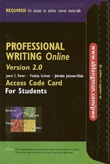 Professional Writing Online, Version 2.0 - Porter, James; Sullivan, Patricia; Johnson-Eilola, Johndan