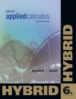 Applied Calculus, Brief - Geoffrey C Berresford, Andrew M Rockett
