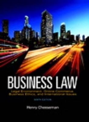 Business Law Plus Mybusinesslawlab with Pearson Etext -- Access Card Package (1-Semester)