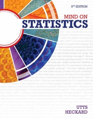 Mind on Statistics with with JMP STATISTICAL SOFTWARE, 1 term (6 months) PRINTED ACCESS CARD - Robert Heckard, Jessica Utts