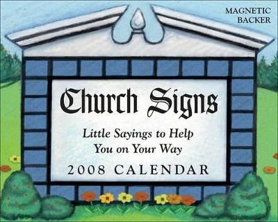 Church Signs Calendar - 