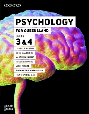 Psychology for Queensland Units 3&4 Student book + obook assess -  BURTON,  Marangio,  Edwards,  Moore,  Blaher-Lucas