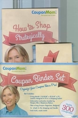 CouponMom.com Organizer Binder, Blue Stripe Design
