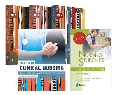 Kozier and Erb's Fundamentals of Nursing, Volumes 1-3 + Skills in Clinical Nursing + Nursing Student's Clinical Survival Guide - Audrey Berman, Geralyn Frandsen, Shirlee Snyder, Tracy Levett-Jones, Adam Burston