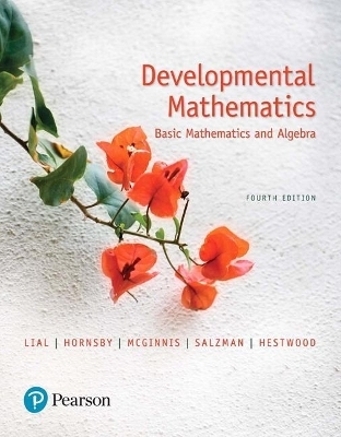 Developmental Mathematics - Margaret L Lial, John Hornsby, Terry McGinnis, Stanley A Salzman, Diana L Hestwood