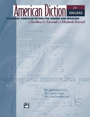 American Diction for Singers - Geoffrey G Forward