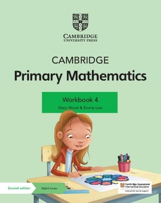 Cambridge Primary Mathematics Workbook 4 with Digital Access (1 Year) - Mary Wood, Emma Low