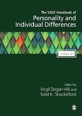 The SAGE Handbook of Personality and Individual Differences - 