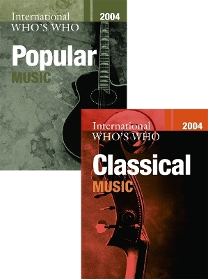 International Who's Who in Classical Music/Popular Music 2004 Set