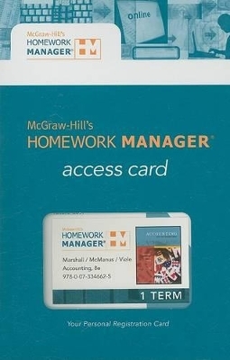 Homework Manager Passcode Card to Accompany Accounting: What the Numbers Mean