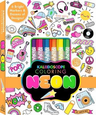 Kaleidoscope Coloring Kit Neon