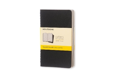 Moleskine Squared Cahier - Black Cover (3 Set) -  Moleskine
