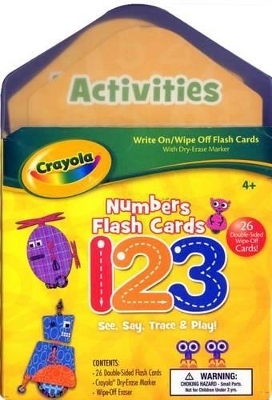 Crayola Numbers Flash Cards - 