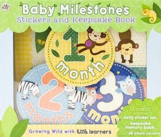 Baby Milestones Stickers and Keepsake Book